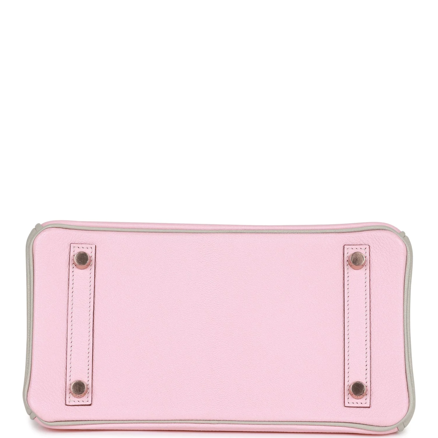 Replicate Hermes Special Order (HSS) Birkin 25 Rose Sakura and Gris Perle Chevre Mysore Rose Gold Hardware(1:1 replica)