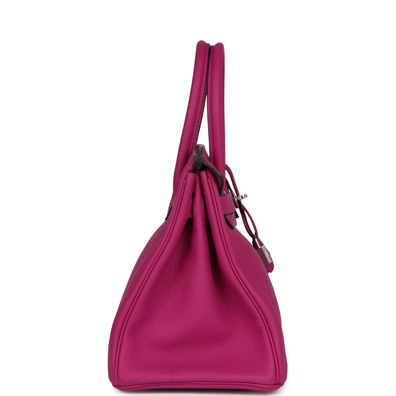 Replicate Hermes Birkin 30 Rose Pourpre Togo Palladium Hardware(1:1 replica)