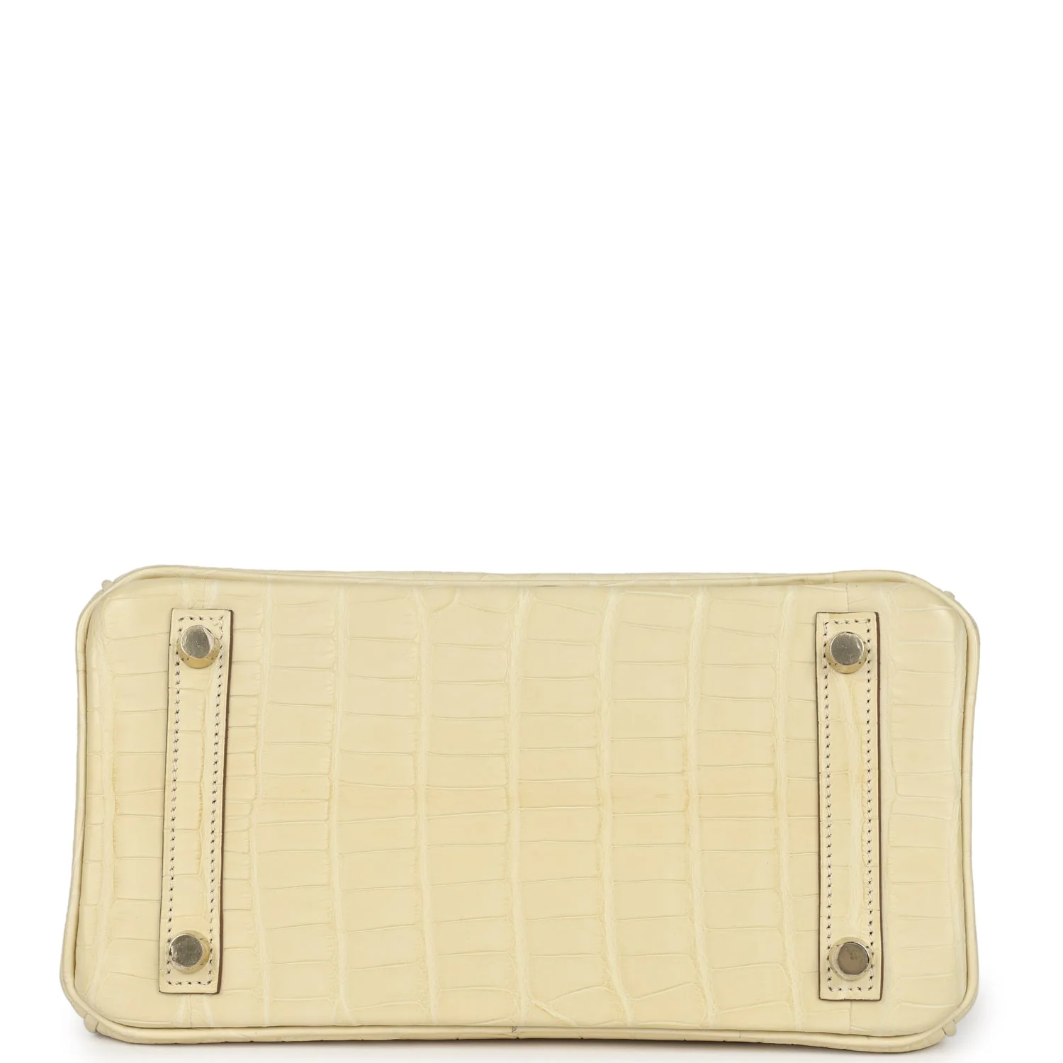 Replicate Hermes Special Order (HSS) Birkin 25 Vanille Matte Alligator Brushed Gold Hardware(1:1 replica)
