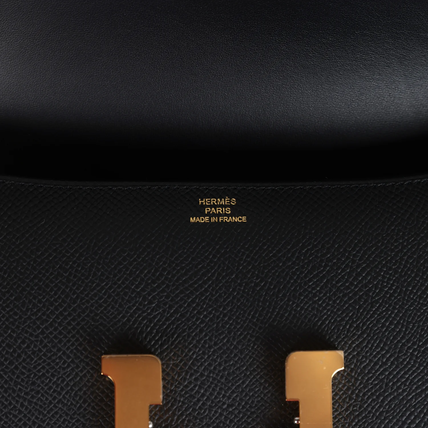 Replicate Hermes Constance Elan Black Epsom Gold Hardware(1:1 replica)
