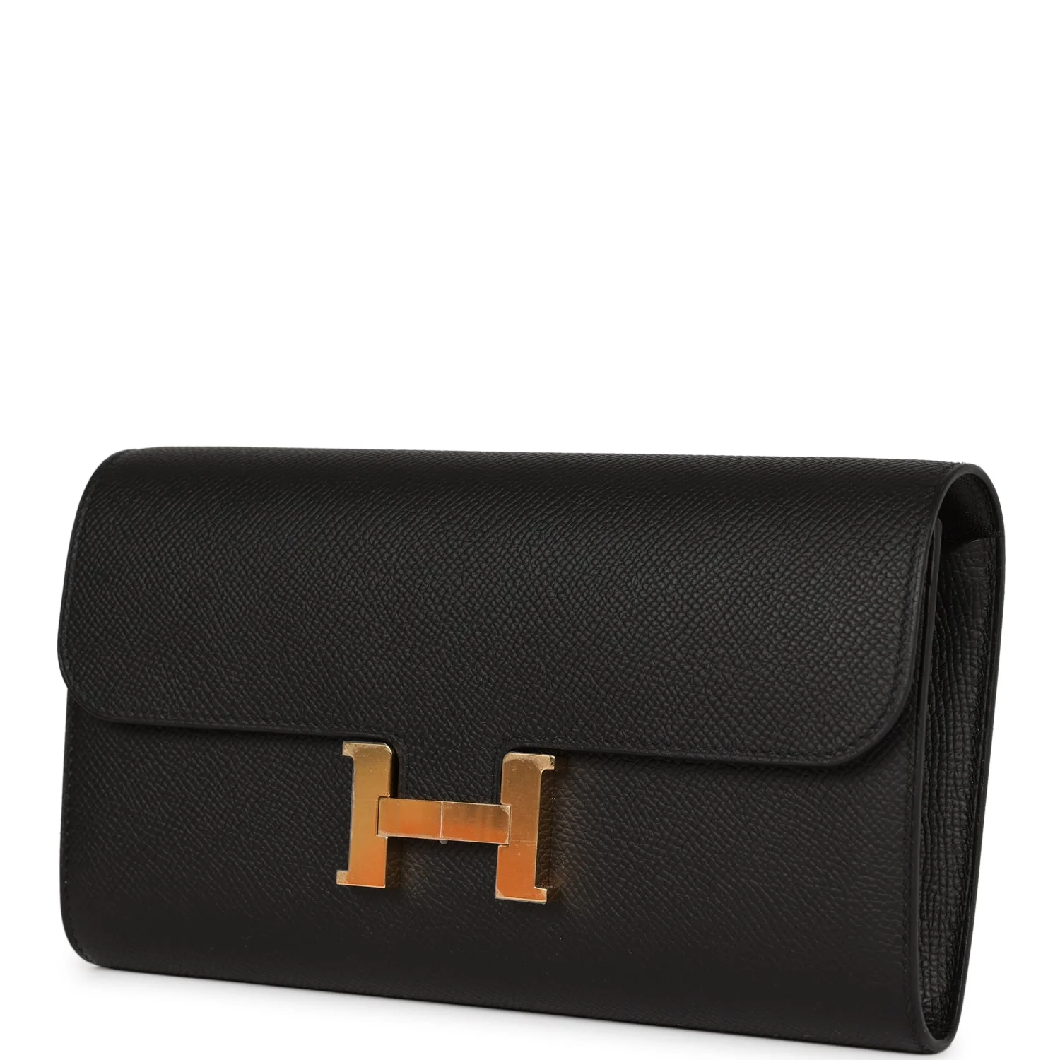 Replicate Hermes Constance Wallet To Go Black Epsom Gold Hardware(1:1 replica)