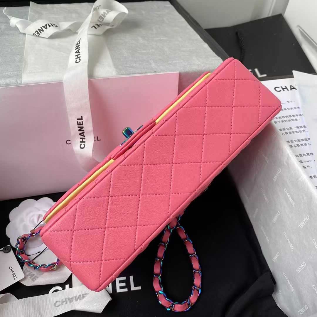 Replicate Chanel Small Classic Handbag Gradient Metal(1:1 replica)