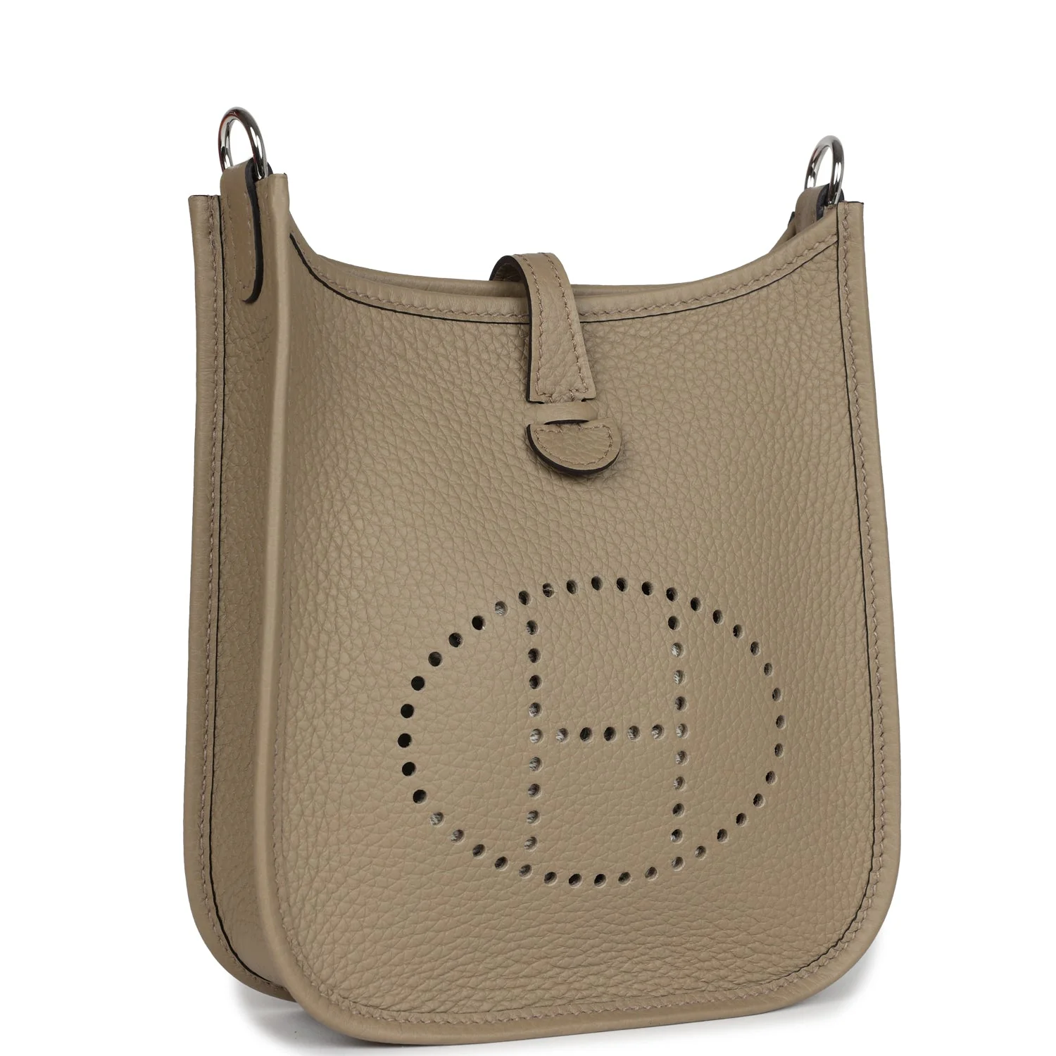 Replicate Hermes Evelyne TPM Beige Marfa Clemence Palladium Hardware(1:1 replica)