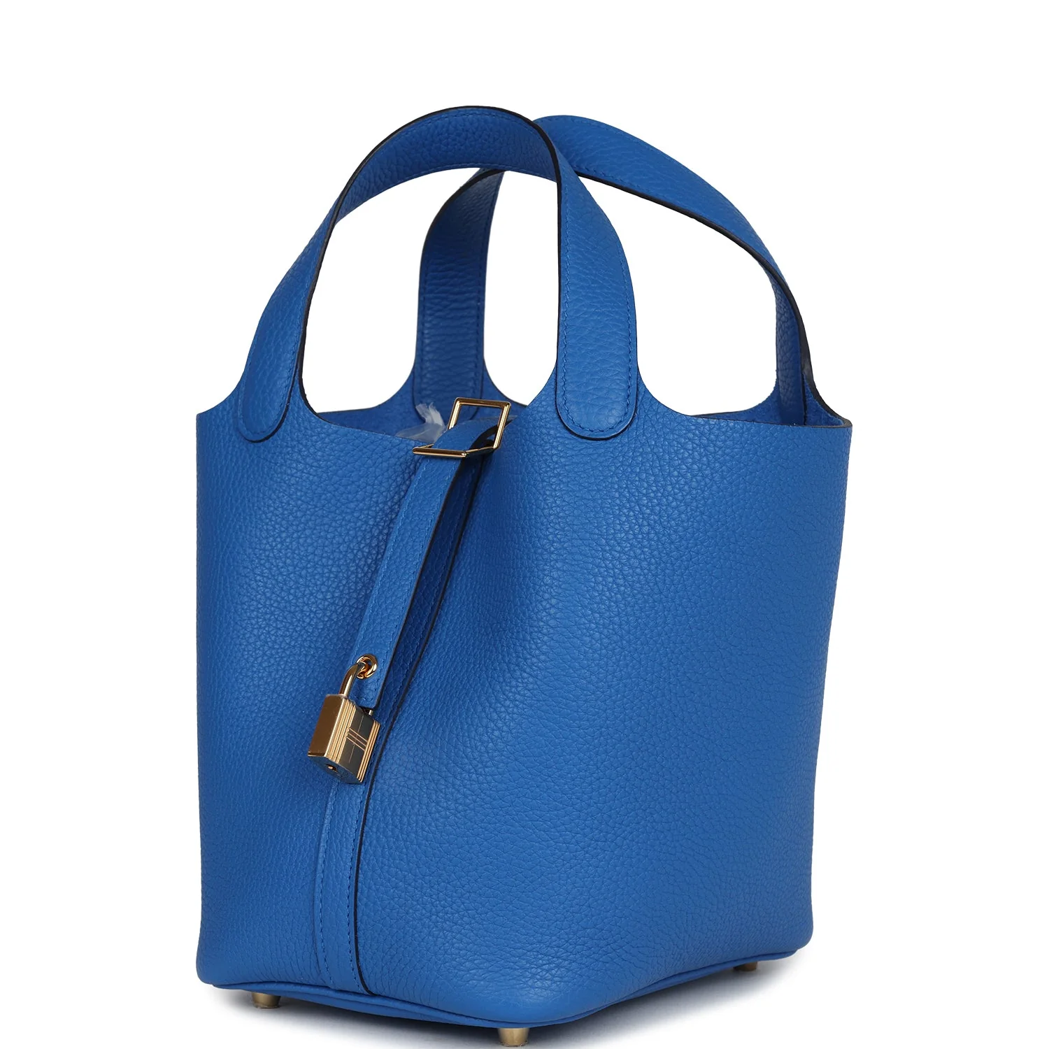 Replicate Hermes Picotin Lock 18 Bleu Royal Clemence Gold Hardware(1:1 replica)