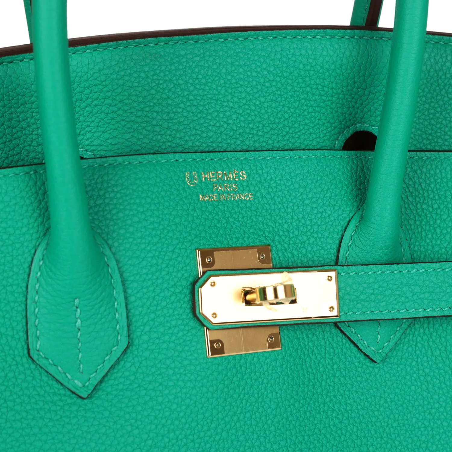 Replicate Hermes Special Order (HSS) Birkin 35 Menthe Verso Togo Gold Hardware(1:1 replica)