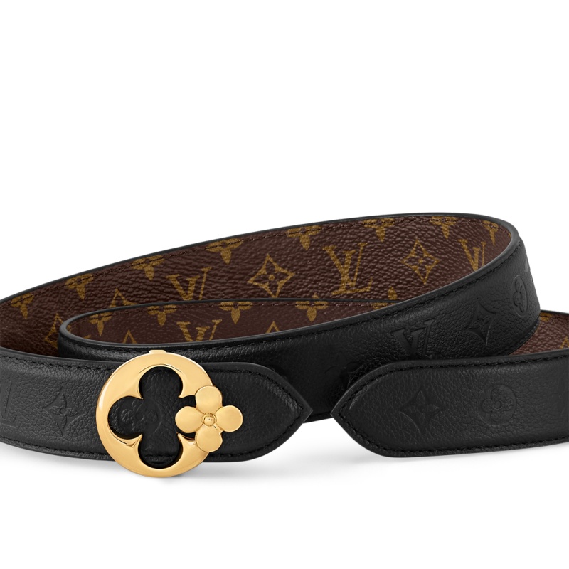 Replicate LV Flowergram Round 30mm Reversible Belt(1:1 replica)