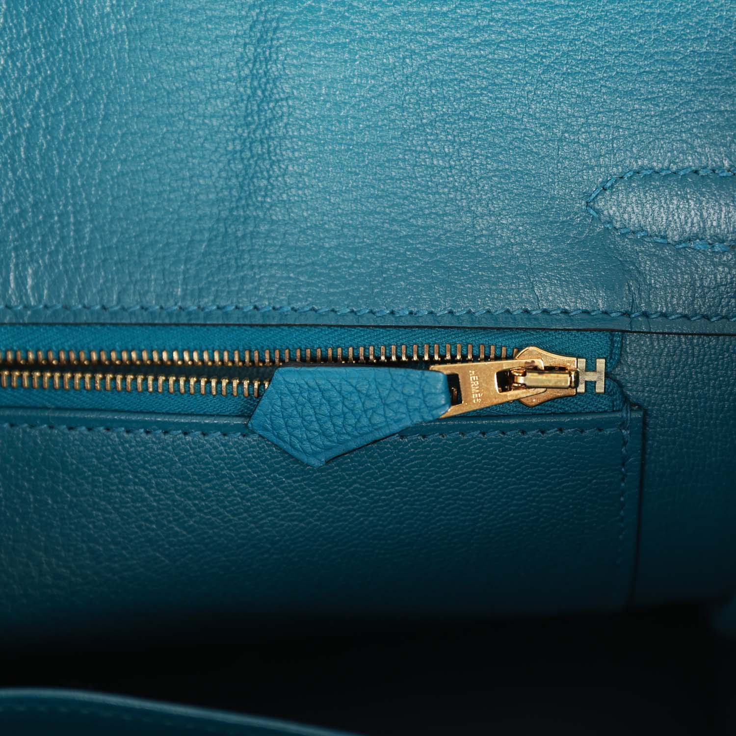 Replicate Hermes Birkin 25 Cobalt Togo Gold Hardware(1:1 replica)