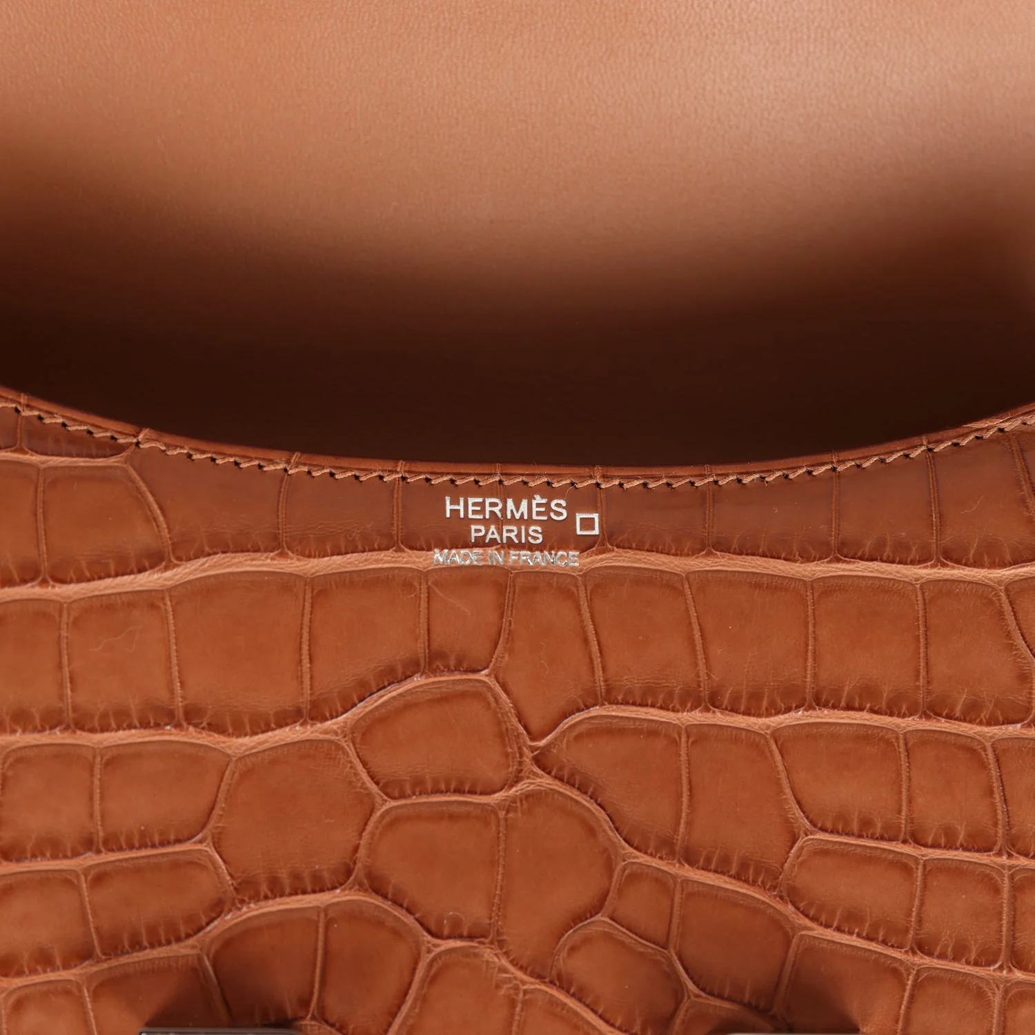 Replicate Hermes Constance 1-24 Gold Matte Alligator Marquette Palladium Hardware(1:1 replica)