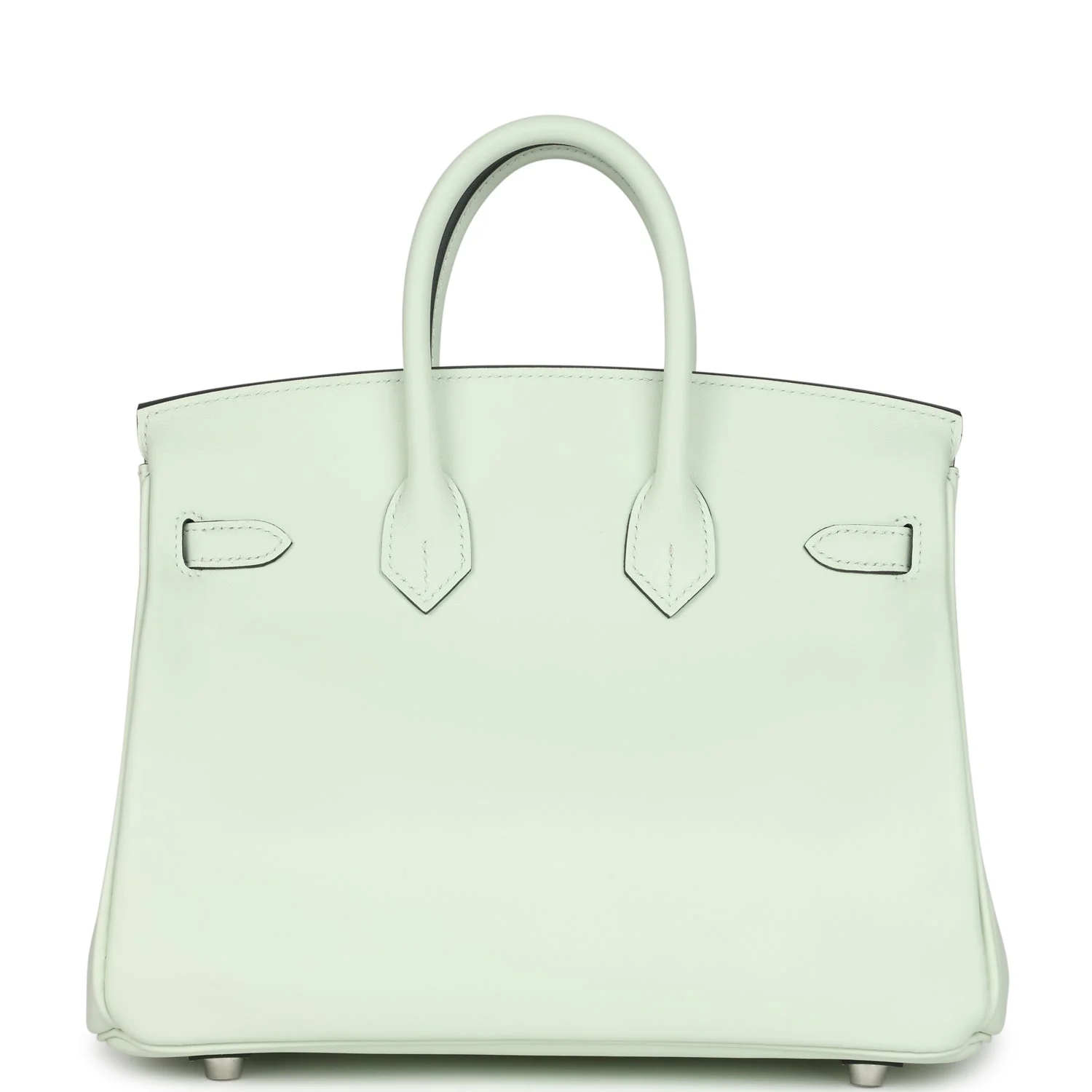 Replicate Hermes Birkin 25 Vert Fizz Swift Palladium Hardware(1:1 replica)