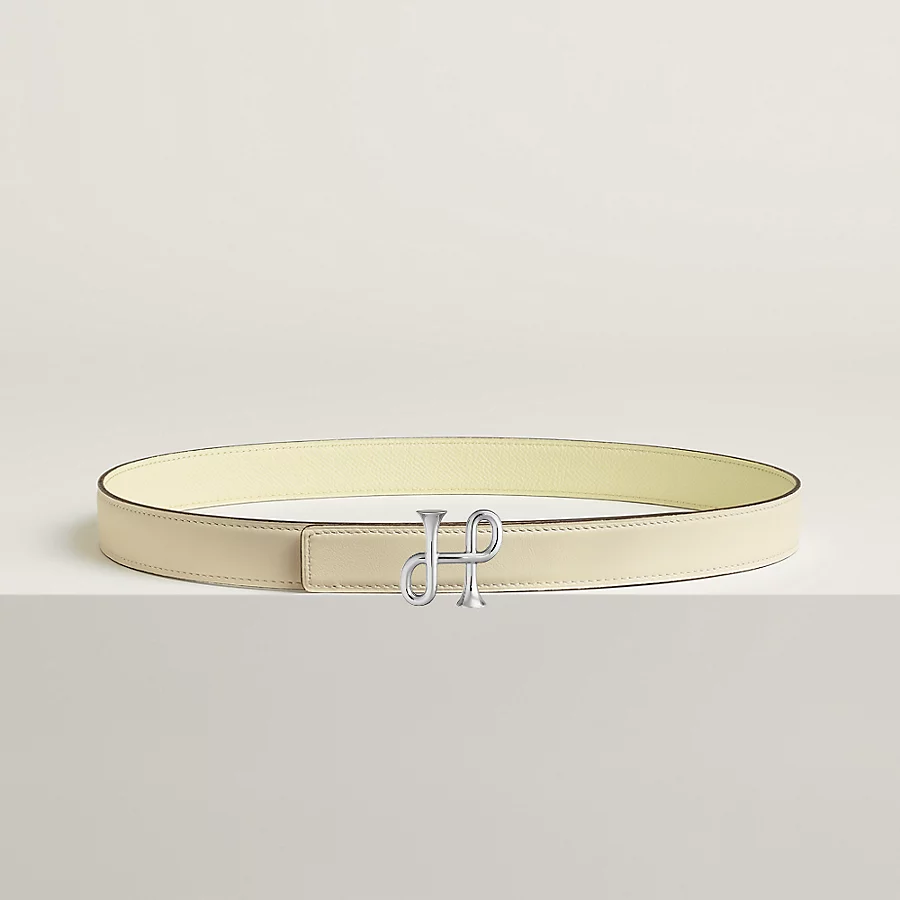 Replicate Cor Baroque belt buckle   Reversible leather strap 24 mm(1:1 replica)