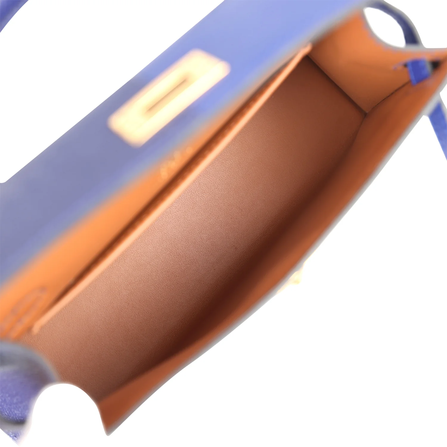 Replicate Hermes Casaque Kelly Sellier 20 Bleu Electric and Bleu Encre Epsom Gold Hardware(1:1 replica)