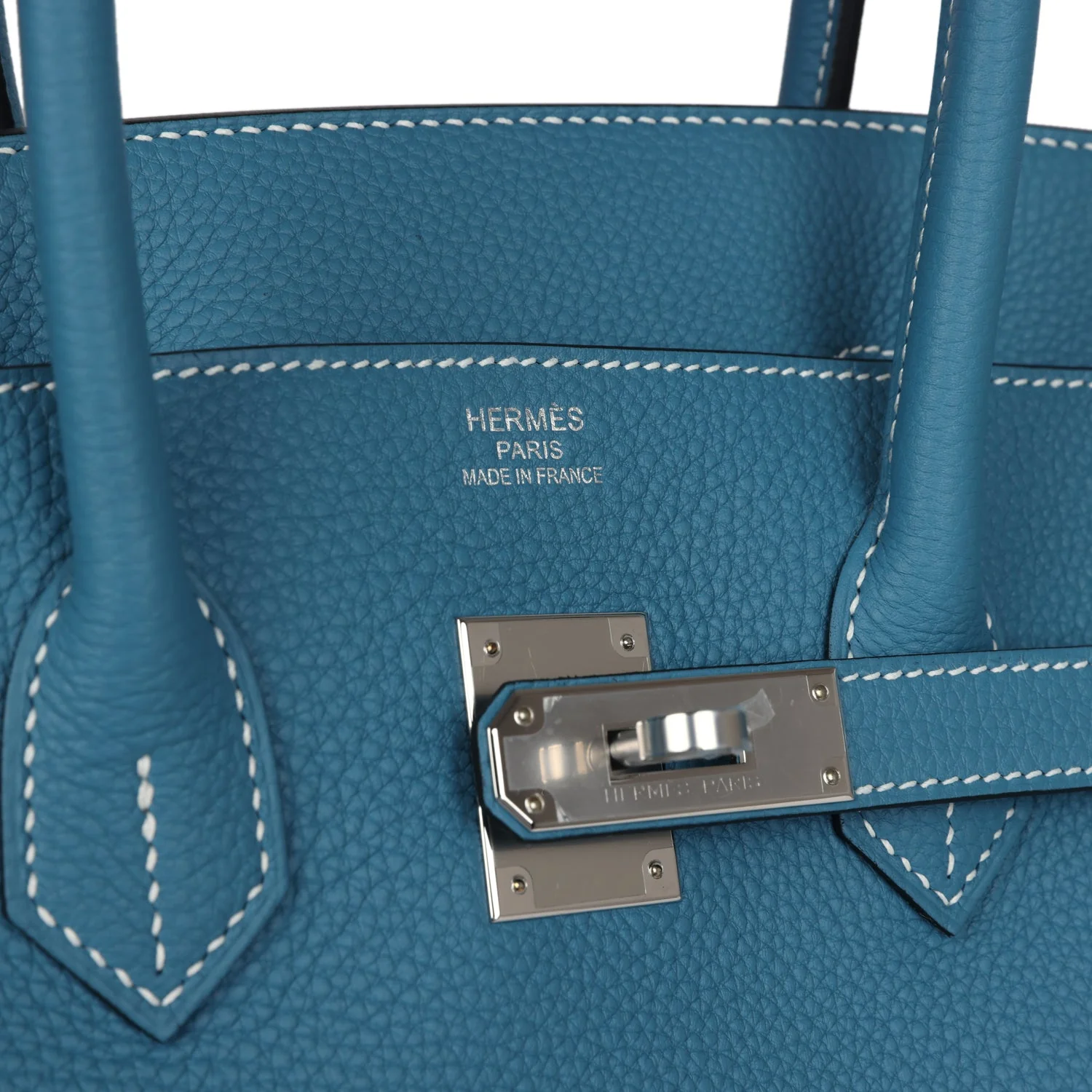 Replicate Hermes Birkin 35 Blue Jean Togo Palladium Hardware(1:1 replica)