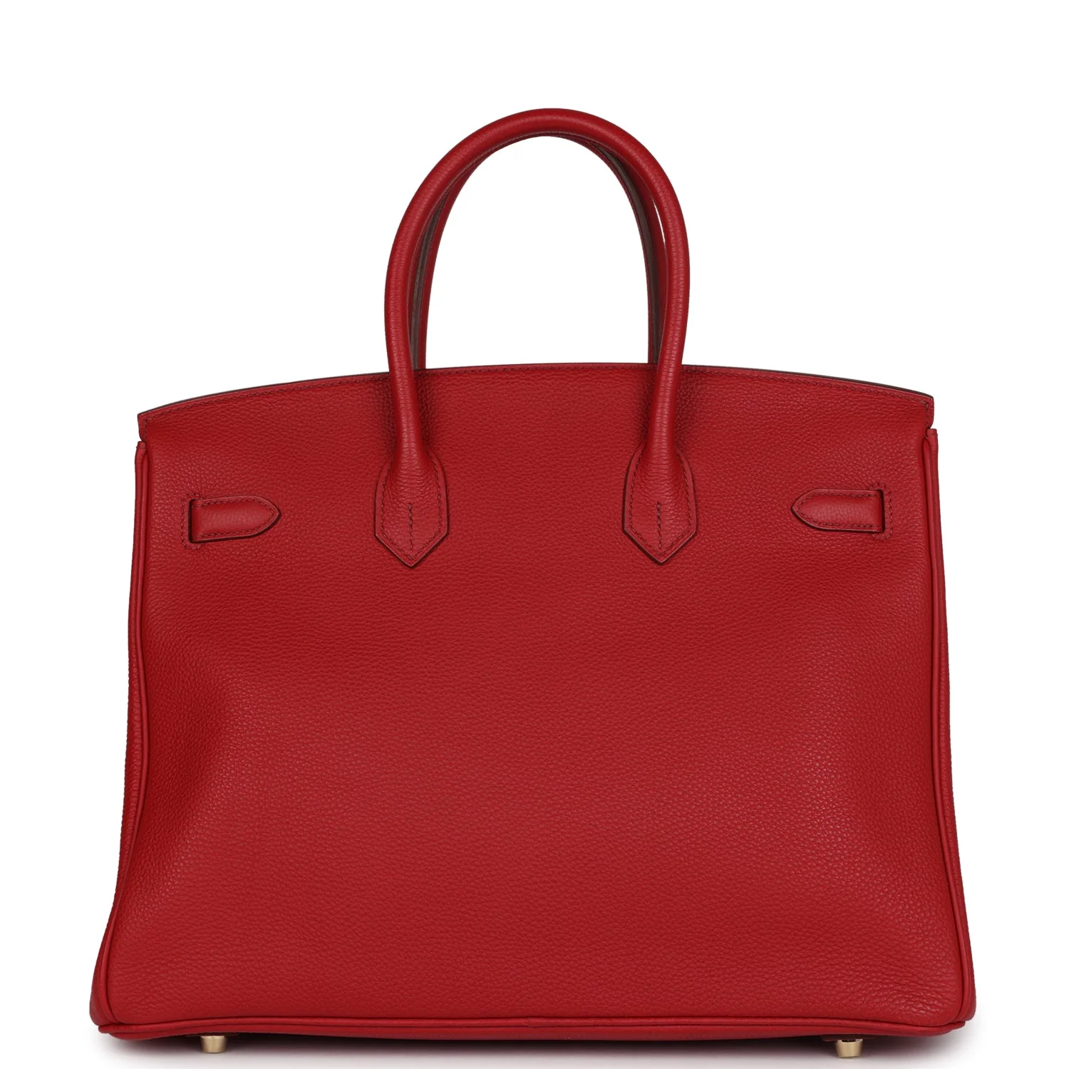 Replicate Hermes Birkin 35 Rouge Garance Togo Gold Hardware(1:1 replica)