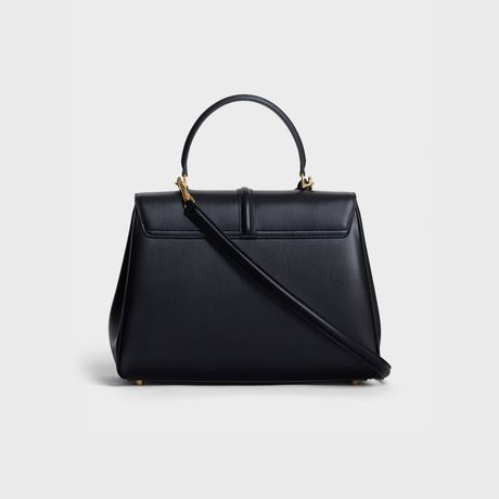 Replicate CLASSIQUE 16 BAG IN SATINATED CALFSKIN BLACK(1:1 replica)