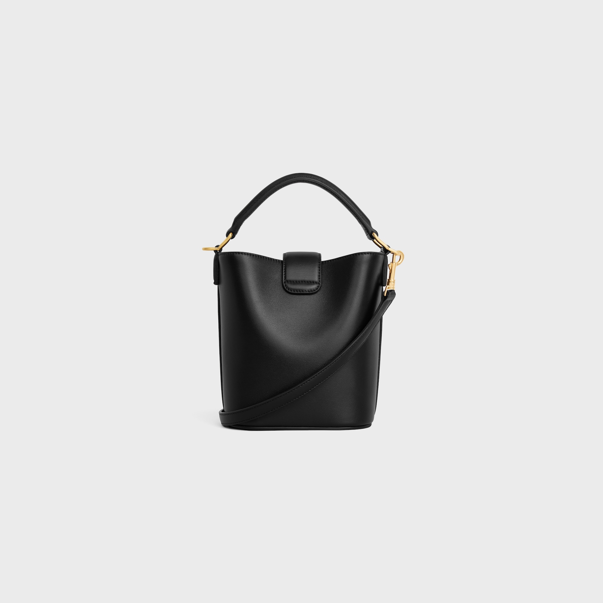 Replicate MINI BUCKET LOUISE IN SMOOTH CALFSKIN BLACK(1:1 replica)
