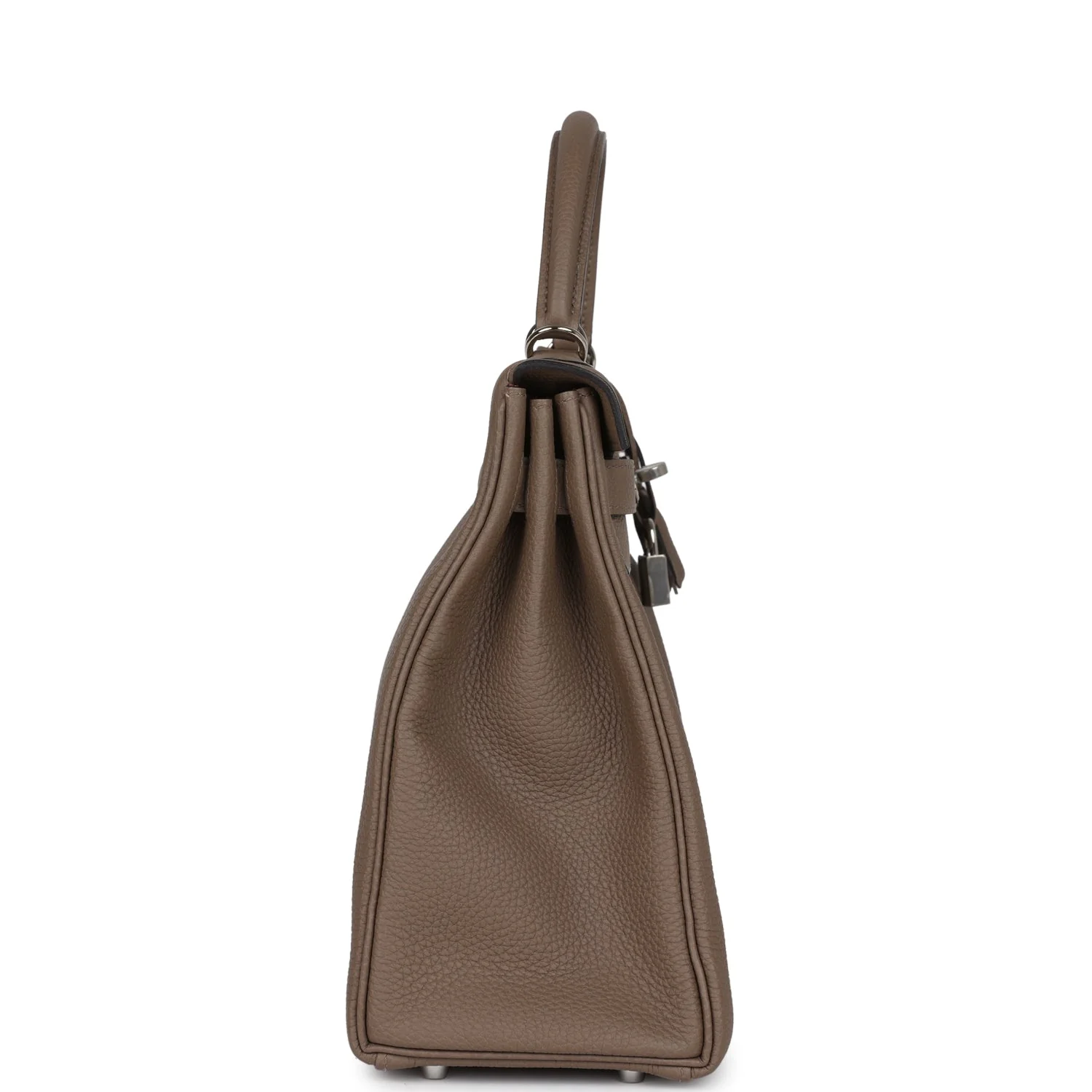 Replicate Hermes Special Order (HSS) Kelly Retourne 32 Etoupe Verso Togo Palladium Hardware(1:1 replica)