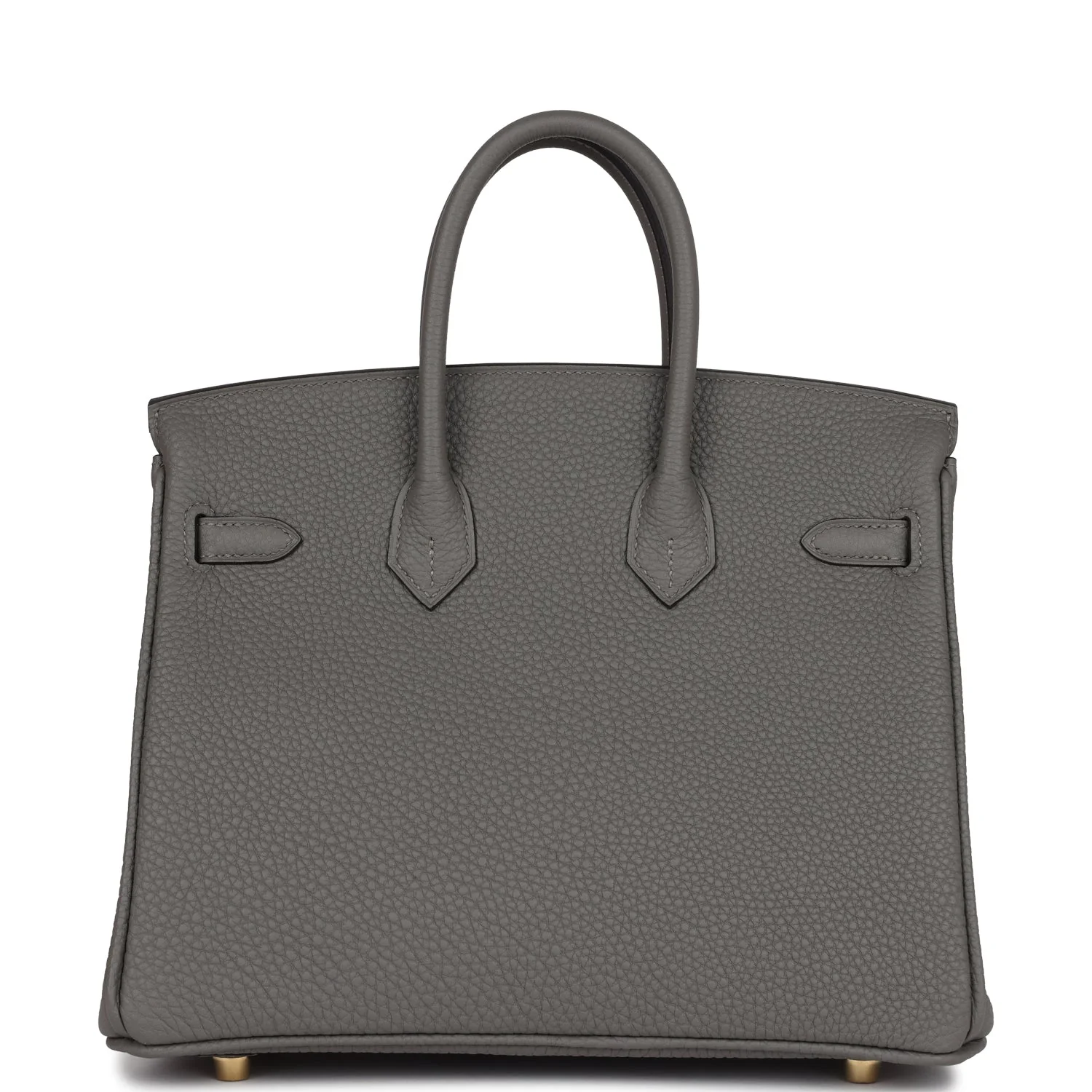 Replicate Hermes Birkin 25 Gris Meyer Togo Permabrass Hardware(1:1 replica)