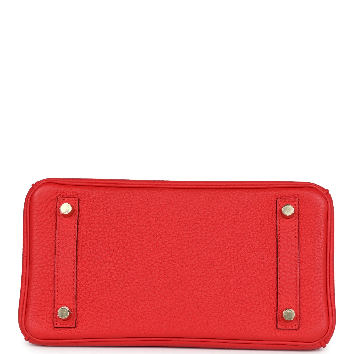 Replicate Hermes Birkin 25 Rouge de Coeur Togo Gold Hardware(1:1 replica)