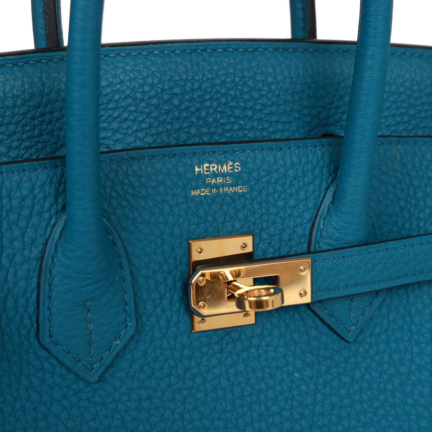 Replicate Hermes Birkin 25 Cobalt Togo Gold Hardware(1:1 replica)
