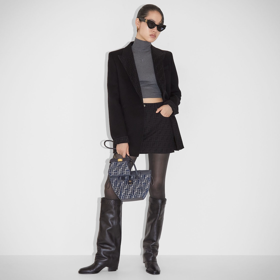 Replicate Fendi Origami Mini FF(1:1 replica)