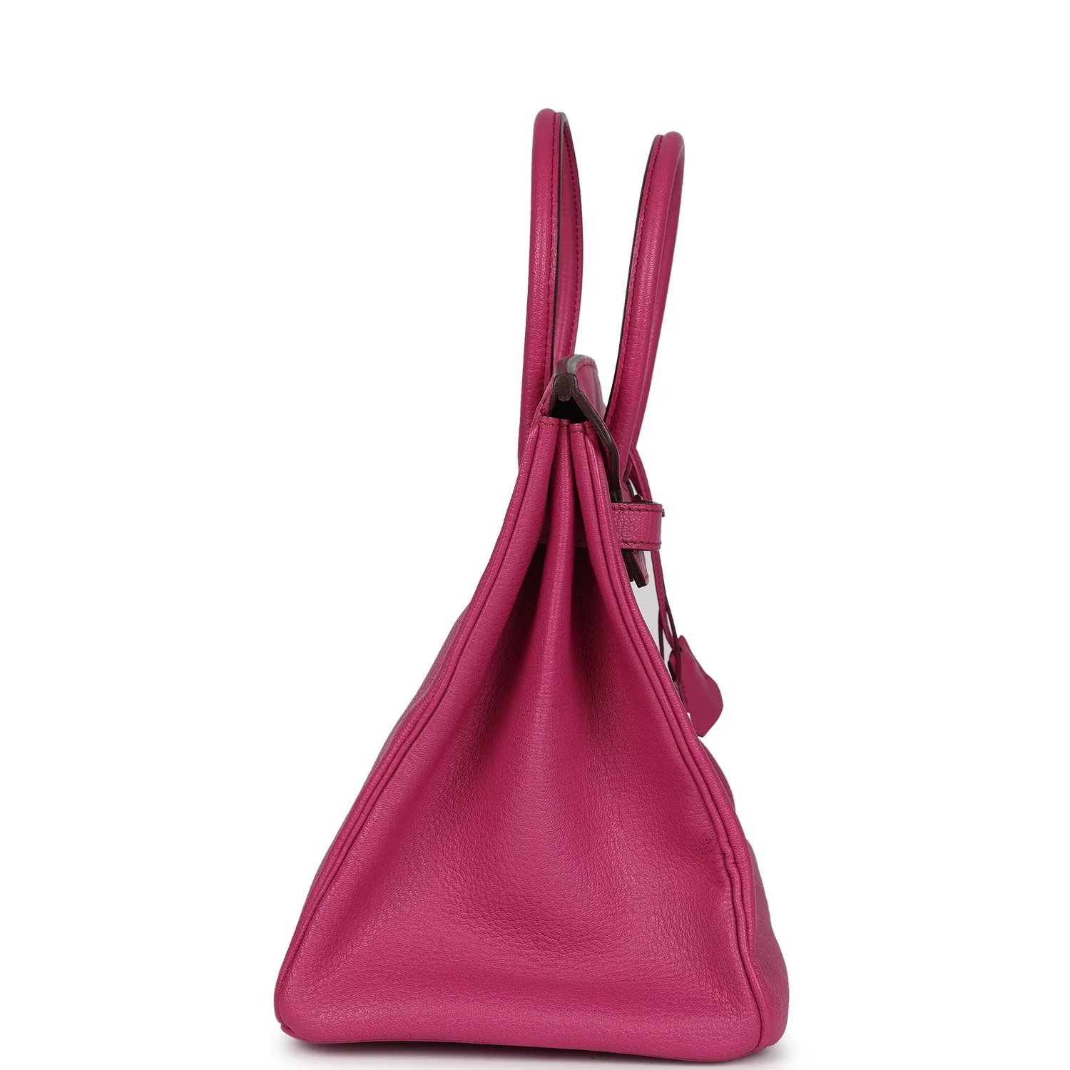 Replicate Hermes Birkin 35 Rose Shocking Chevre Mysore Palladium Hardware(1:1 replica)