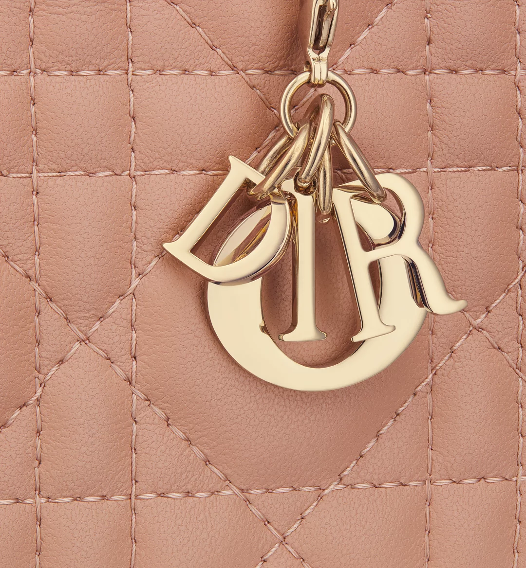 Replicate Mini Lady Dior Gardenia Wallet(1:1 replica)