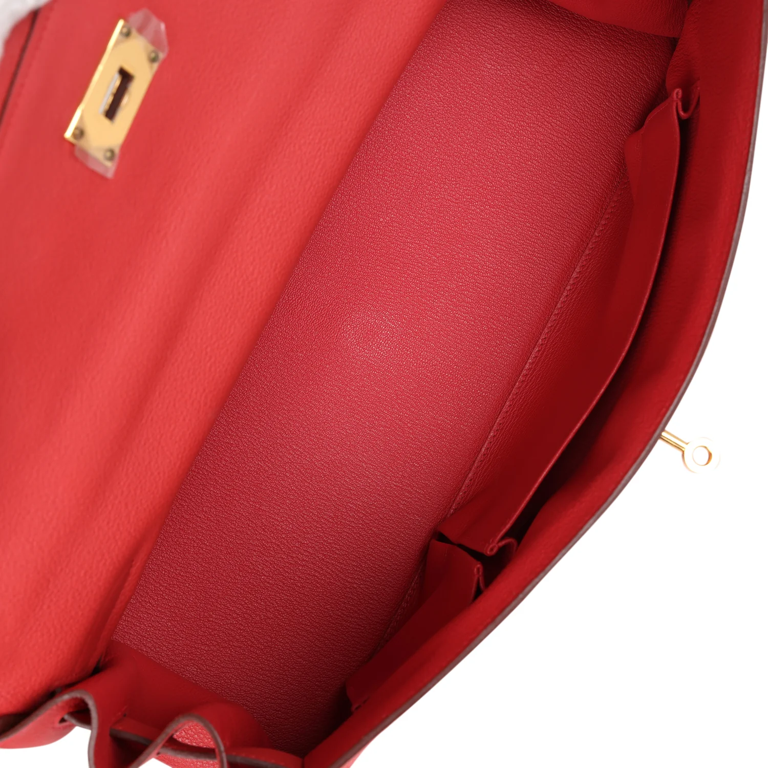 Replicate Hermes Fringe Shoulder Kelly 42 JPG Bougainvillea Clemence Gold Hardware(1:1 replica)