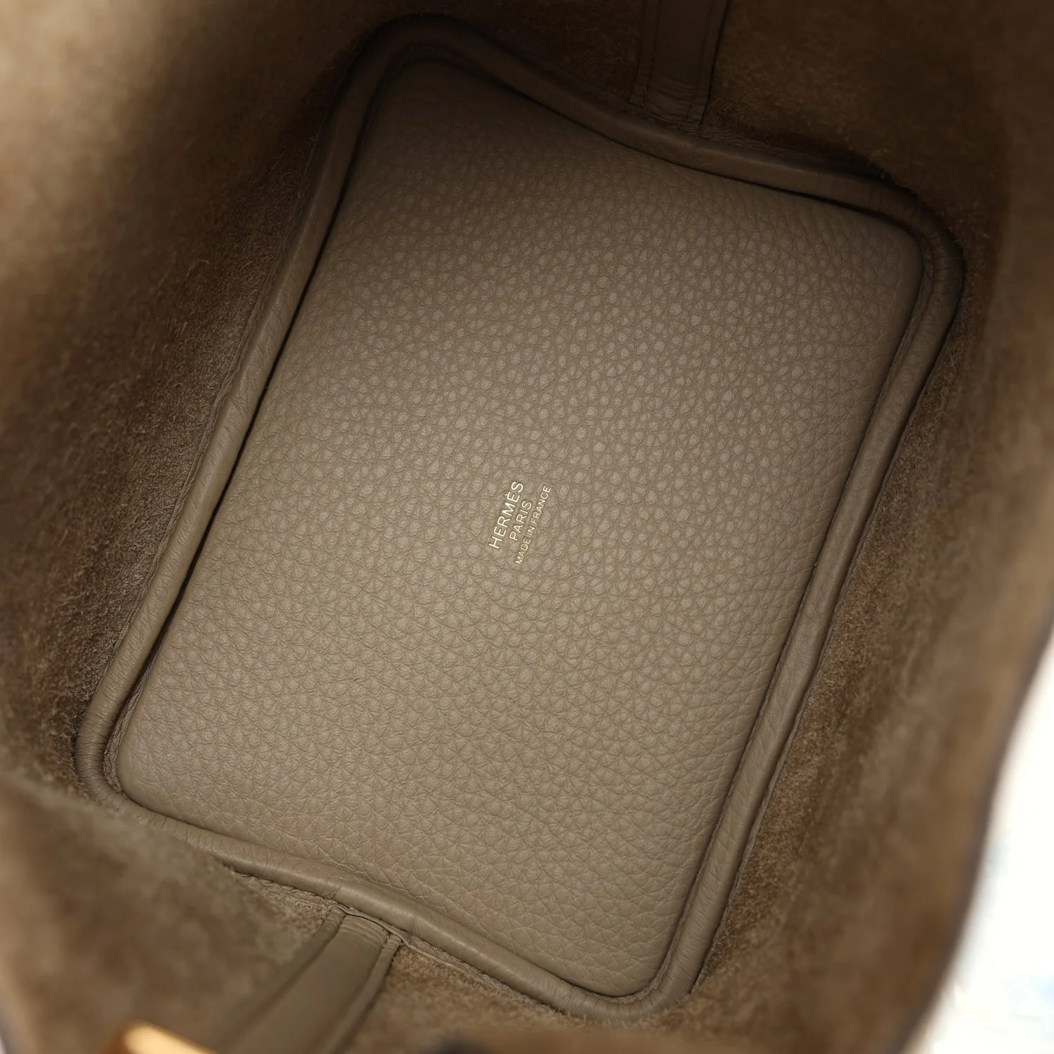 Replicate Hermes Picotin Lock 18 Beige Marfa Clemence Gold Hardware(1:1 replica)