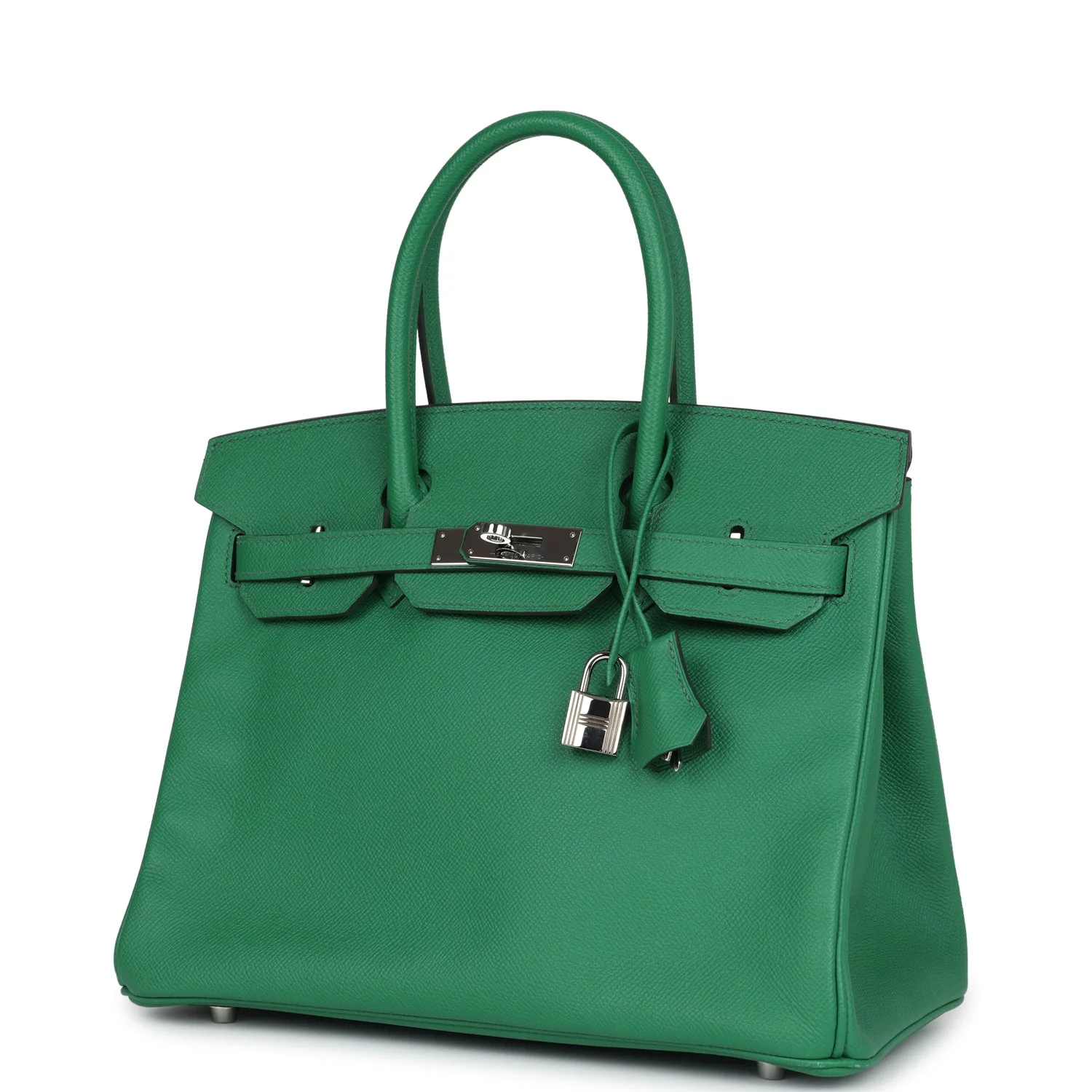 Replicate Hermes Birkin 30 Cactus Epsom Palladium Hardware(1:1 replica)