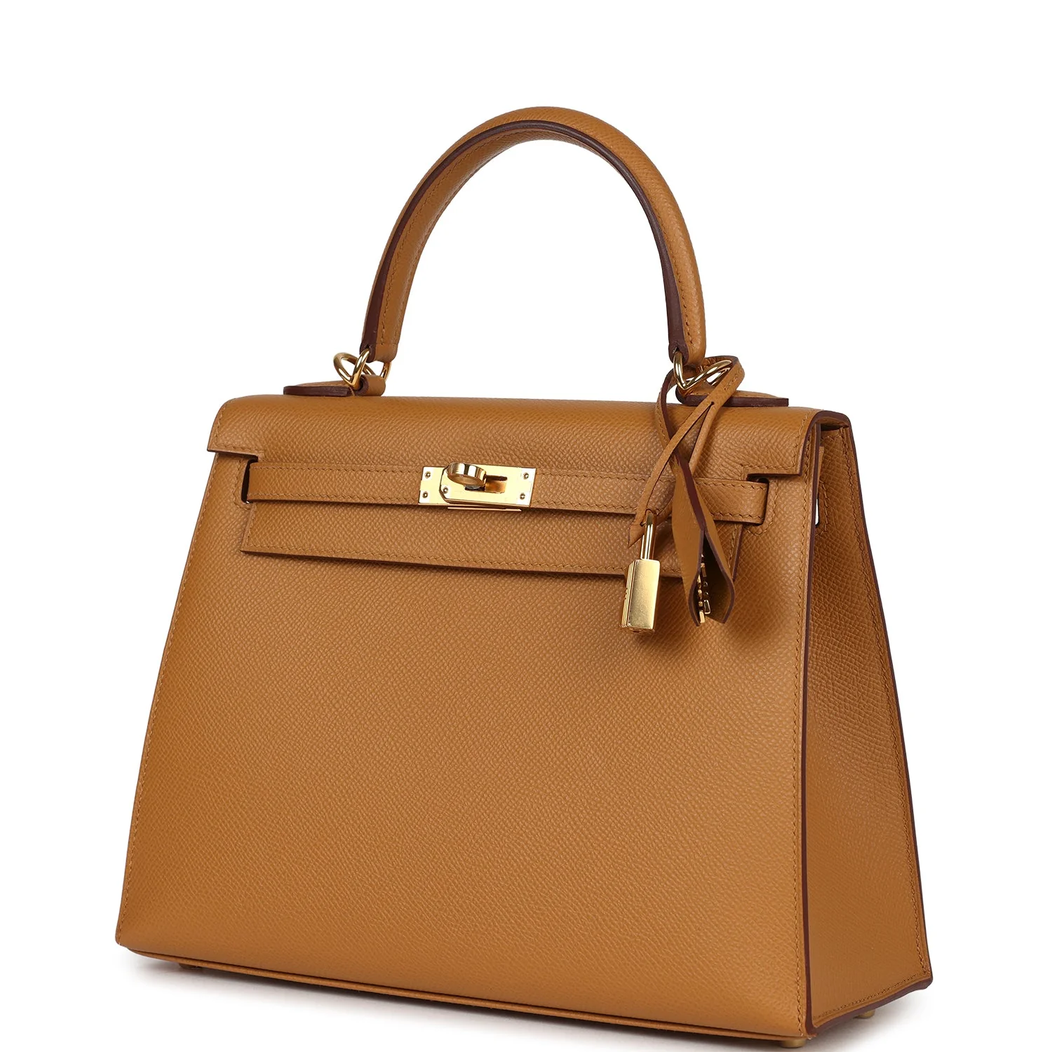 Replicate Hermes Kelly Sellier 25 Sesame Epsom Gold Hardware(1:1 replica)