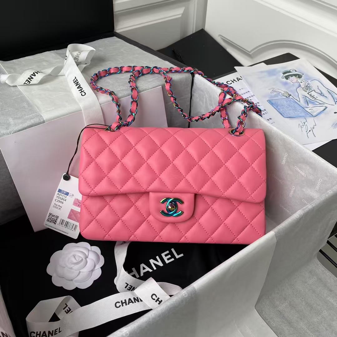 Replicate Chanel Small Classic Handbag Gradient Metal(1:1 replica)