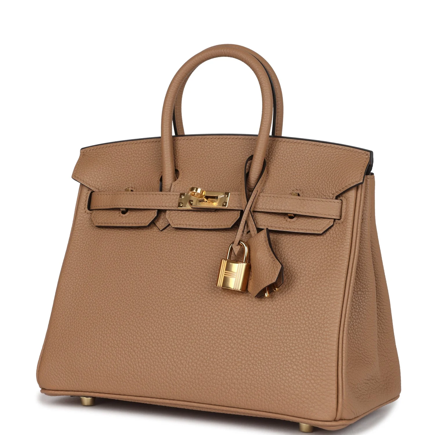 Replicate Hermes Birkin 25 Chai Togo Gold Hardware(1:1 replica)