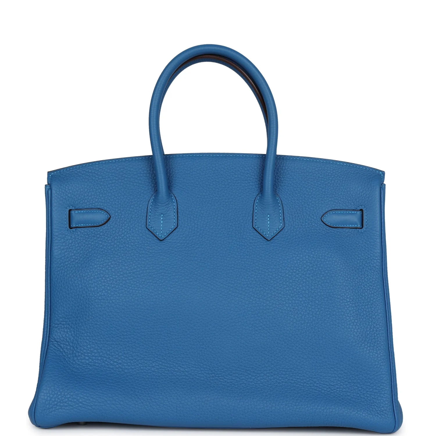 Replicate Hermes Birkin 35 Mykonos Clemence Palladium Hardware(1:1 replica)