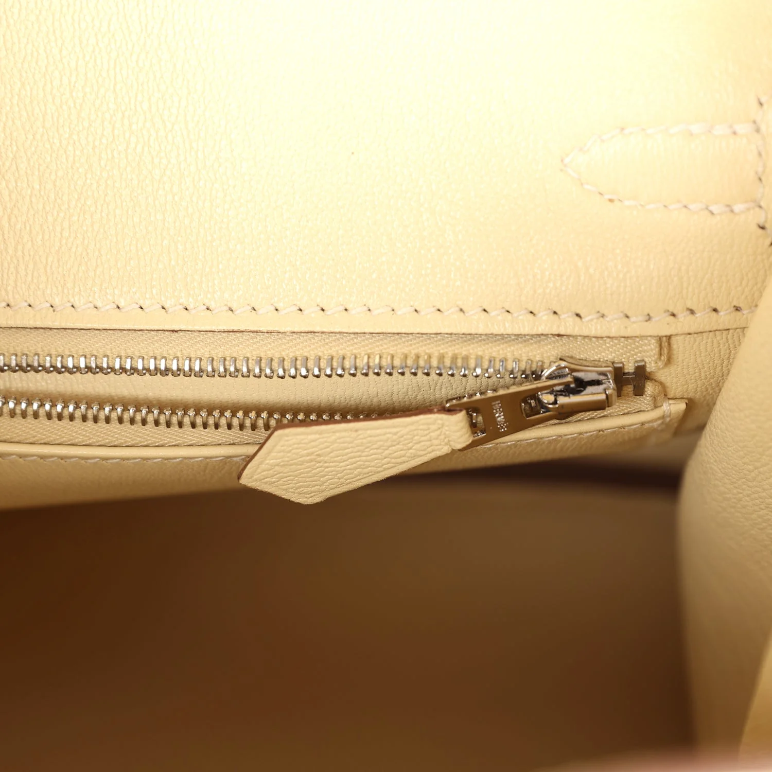 Replicate Hermes Birkin 25 Vanille Matte Alligator Palladium Hardware(1:1 replica)