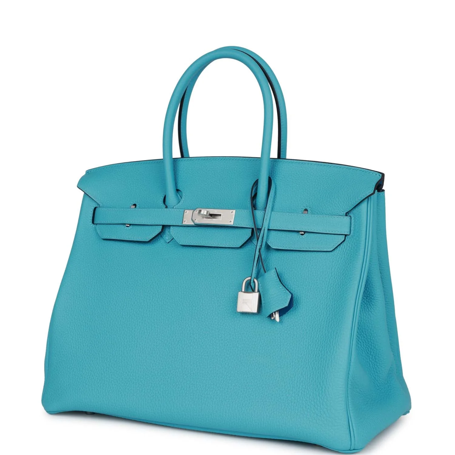 Replicate Hermes Special Order (HSS) Birkin 35 Bleu du Nord Verso Togo Brushed Palladium Hardware(1:1 replica)