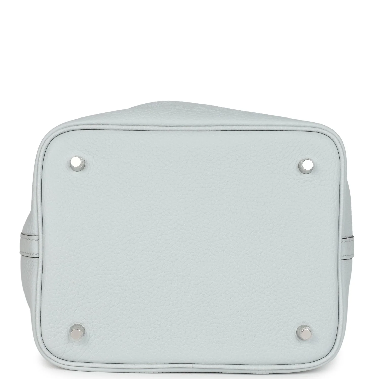 Replicate Hermes Picotin Lock 22 Bleu Pale Clemence Palladium Hardware(1:1 replica)