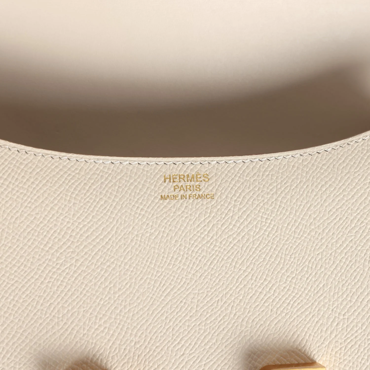 Replicate Hermes Constance 1-24 Craie Epsom Brushed Gold Hardware(1:1 replica)