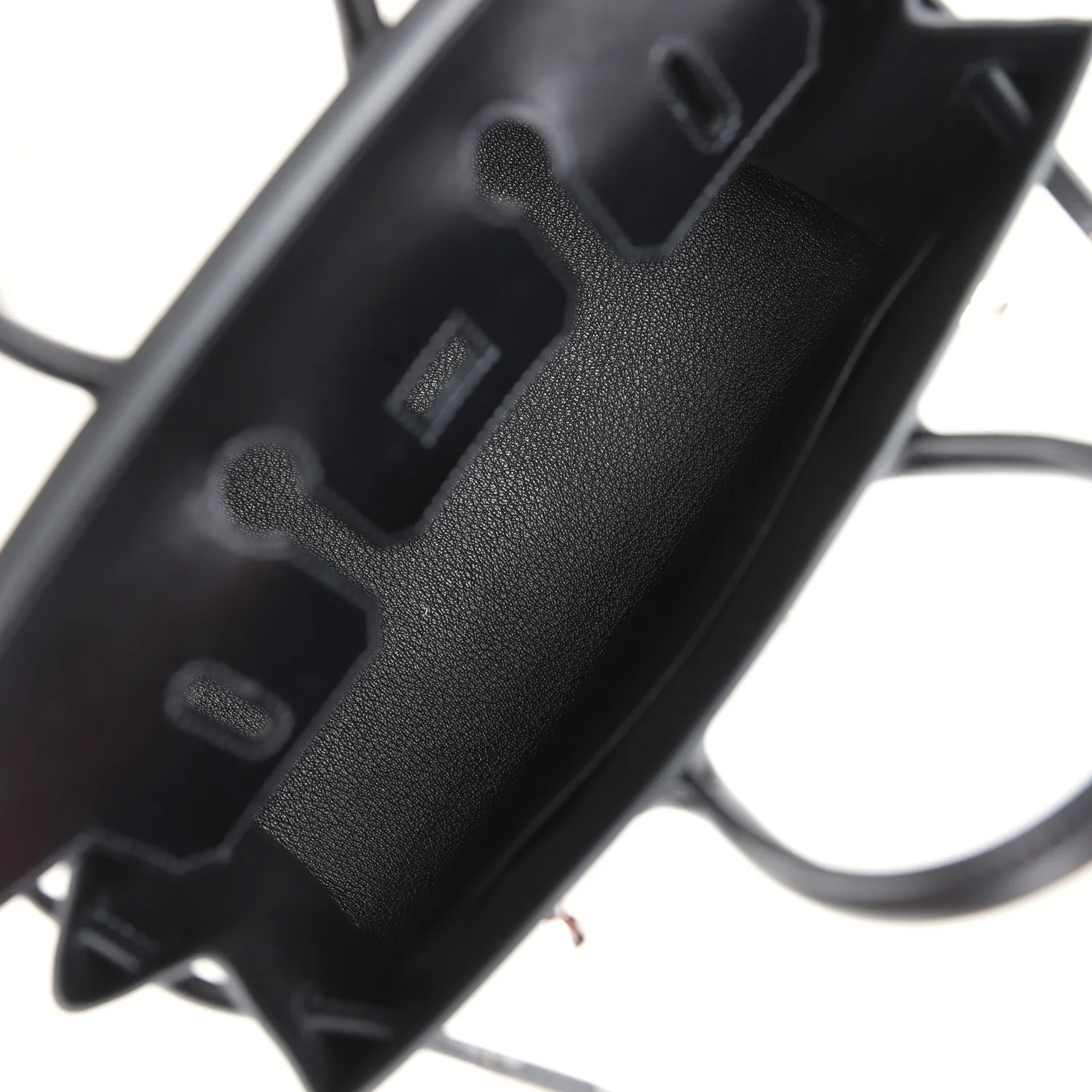 Replicate Hermes Birkin Sellier 25 Black Box Palladium Hardware(1:1 replica)