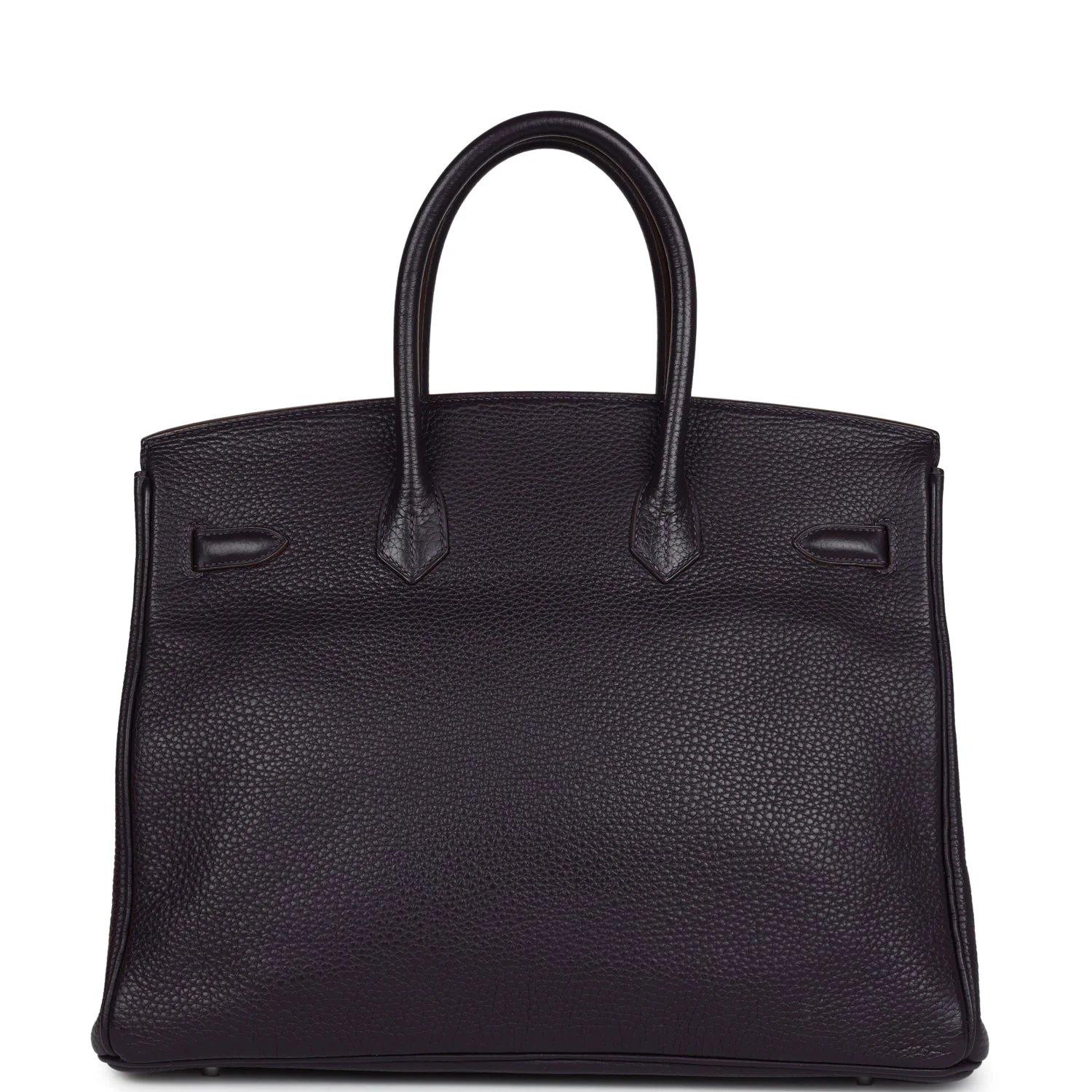 Replicate Hermes Birkin 35 Raisin Clemence Palladium Hardware(1:1 replica)