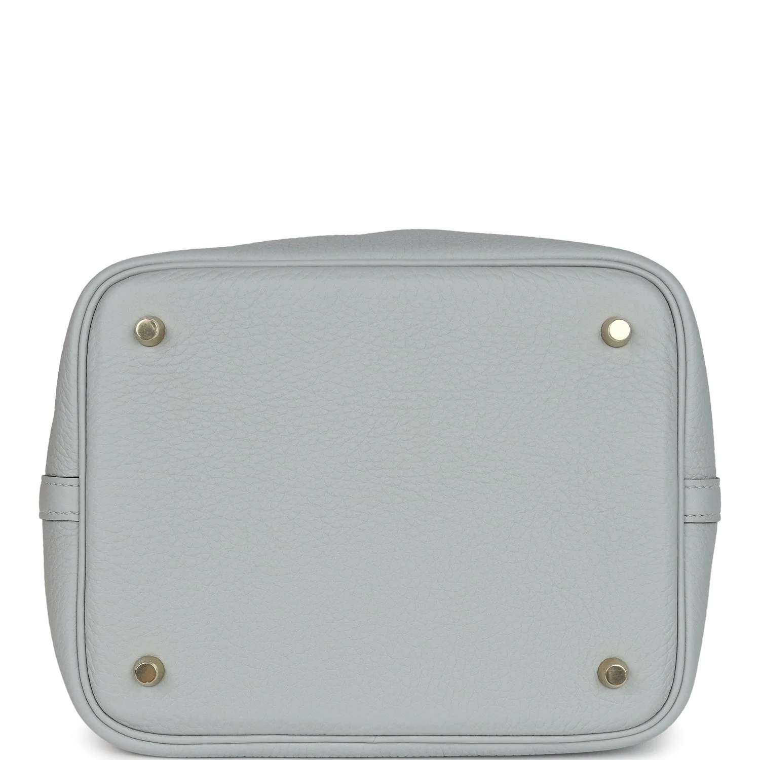 Replicate Hermes Picotin Lock 22 Bleu Glacier Clemence Gold Hardware(1:1 replica)