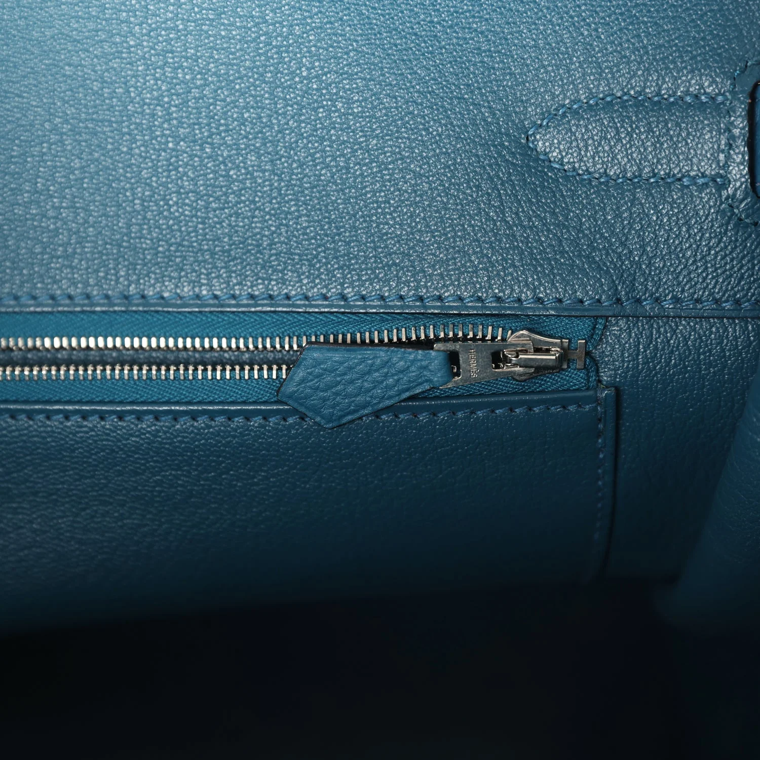 Replicate Hermes Birkin 35 Cobalt Togo Palladium Hardware(1:1 replica)