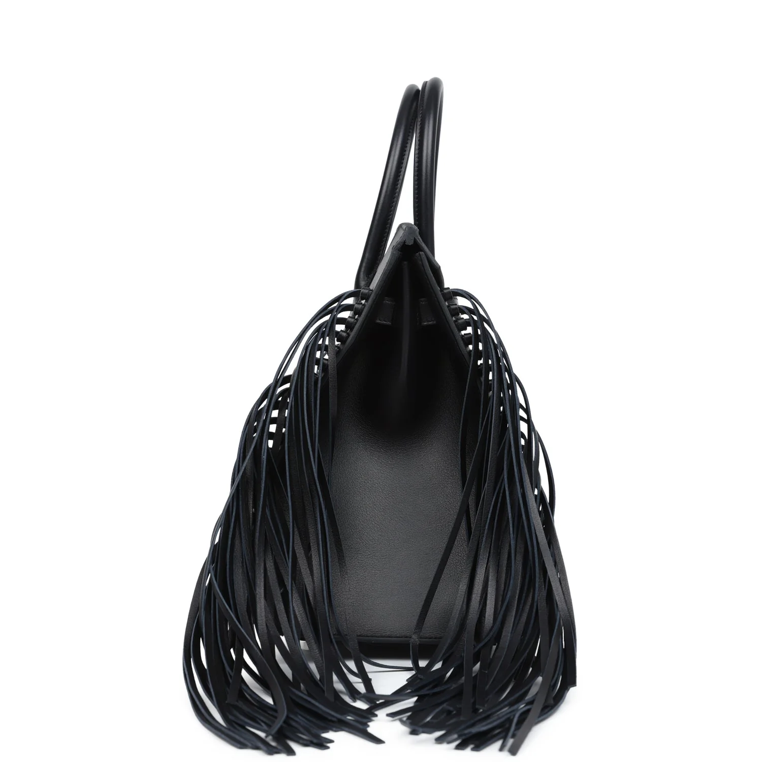 Replicate Hermes Birkin 35 Anate Black Evergrain Palladium Hardware(1:1 replica)