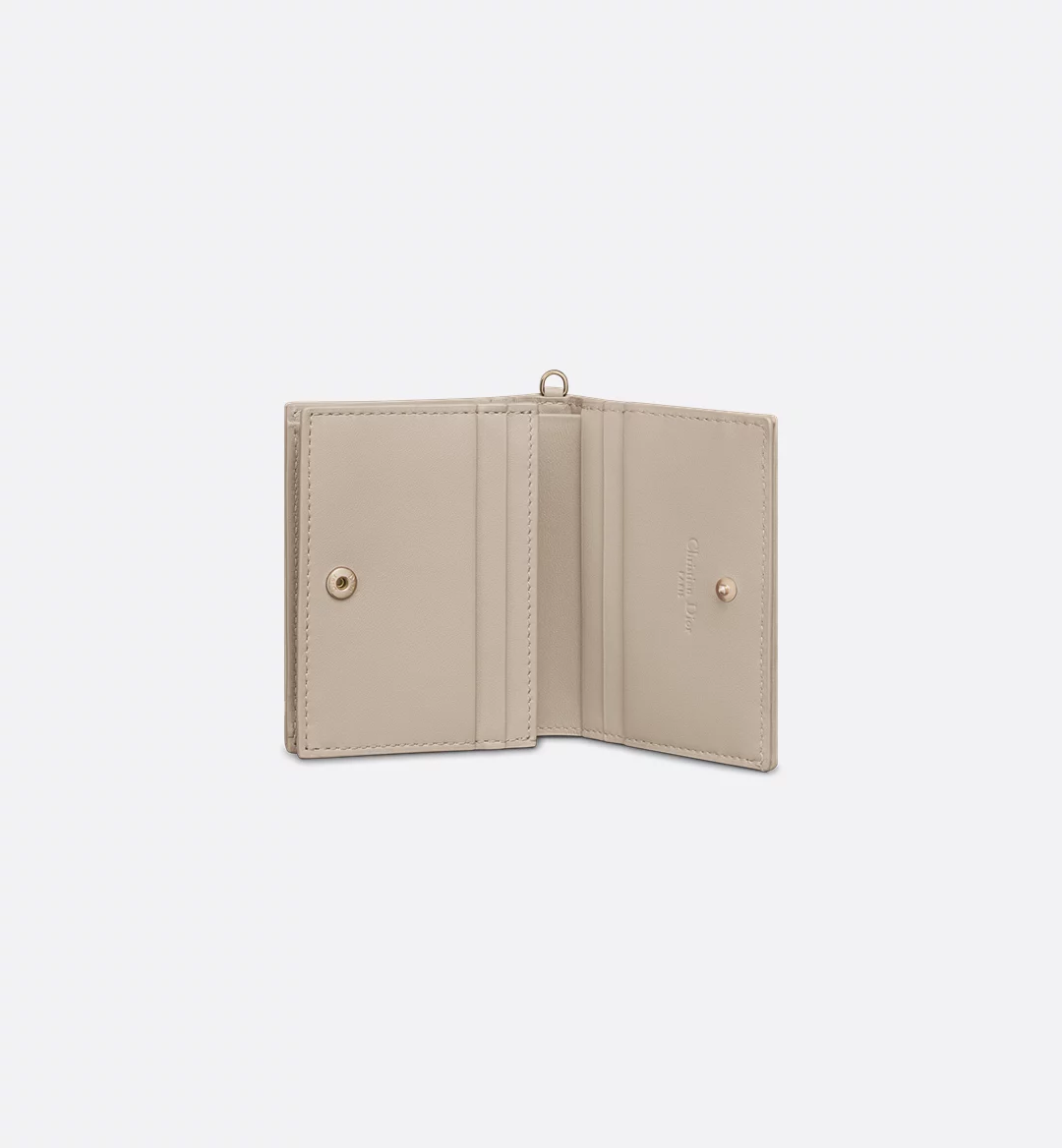 Replicate Mini Lady Dior Gardenia Wallet(1:1 replica)