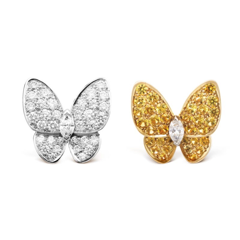 Replicate Two Butterfly earrings(1:1 replica)