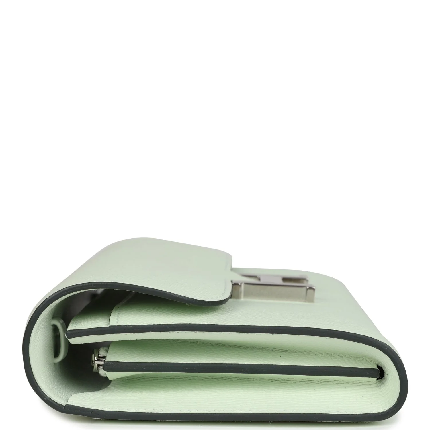 Replicate Hermes Constance Wallet To Go Vert Fizz Epsom Palladium Hardware(1:1 replica)