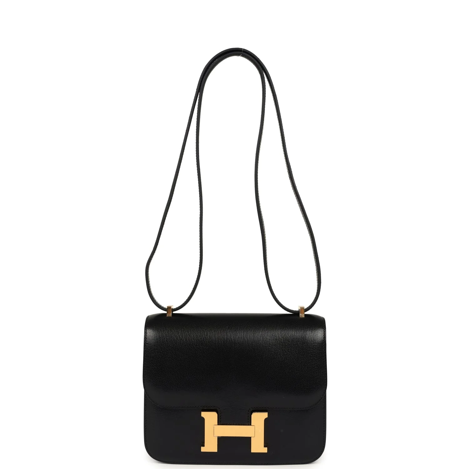Replicate Hermes Constance 18 Black Chevre Chamkila Gold Hardware(1:1 replica)
