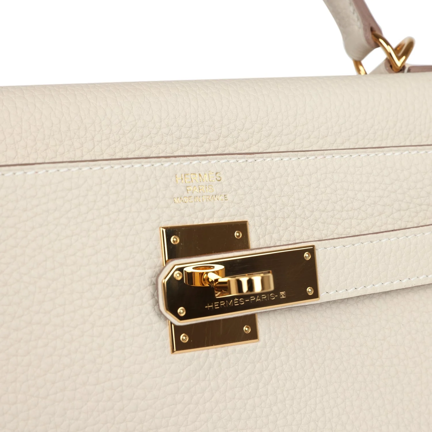 Replicate Hermes Kelly Retourne 32 Craie Togo Gold Hardware(1:1 replica)