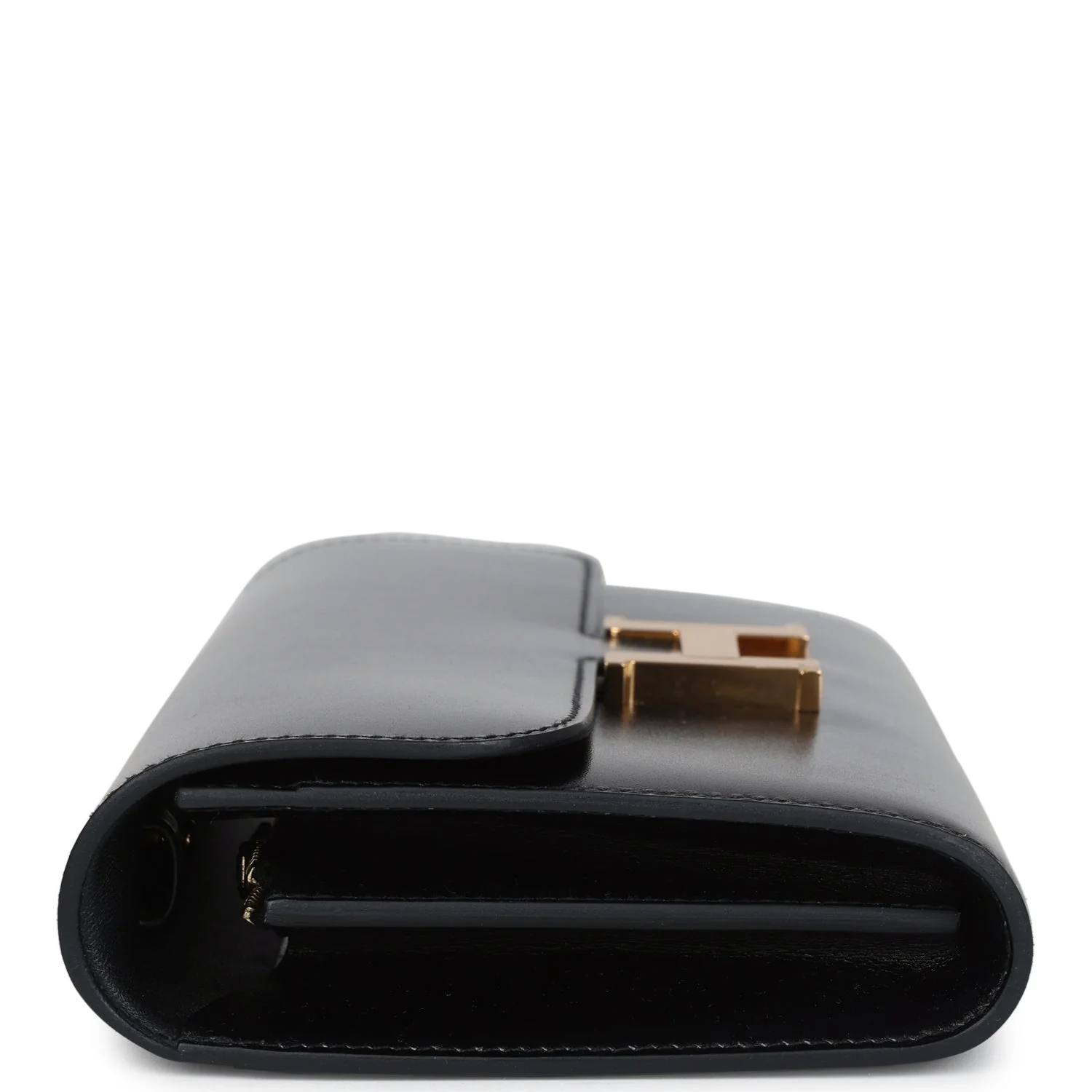 Replicate Hermes Rock Constance Wallet To Go Black Box Gold Hardware(1:1 replica)