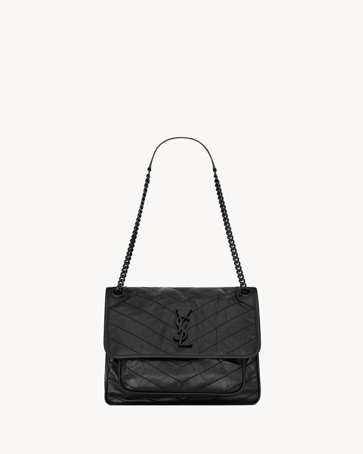 Replicate YSL Niki Medium in Vintage Leather(1:1 replica)