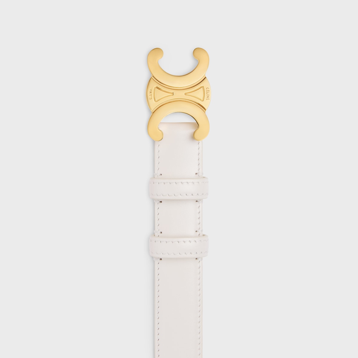 Replicate Medium Triomphe Belt in Taurillon Leather(1:1 replica)